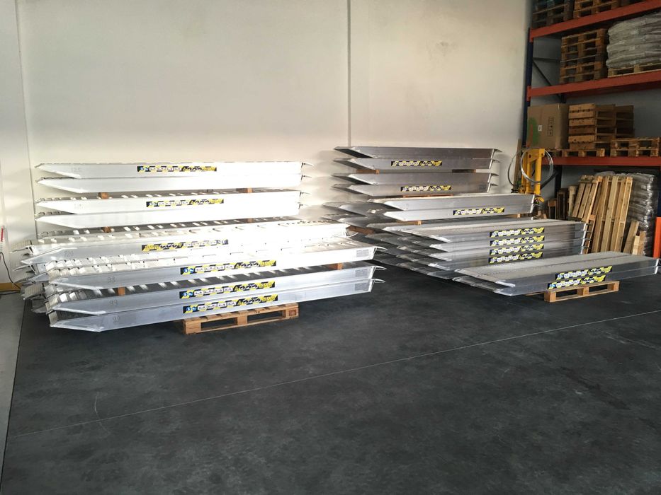 Rampas alumínio para de equipamento de jardinagem 1800 kg