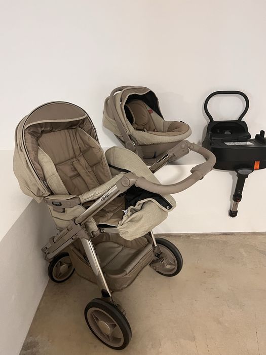 Carrinho de bebé - Bebecar Hip-Hop - Carrinho + Ovo + Isofix