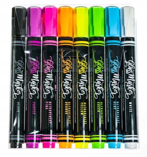 Markery Mazaki Kredowe Do Tablic Flamastry Neon Uv