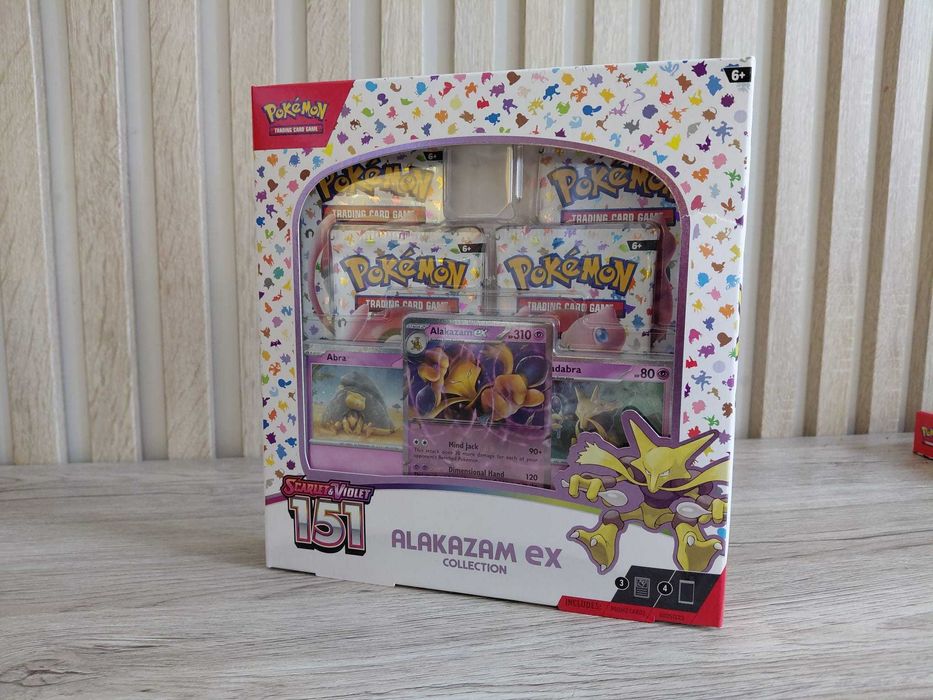 Alakazam EX box | Scarlet&Violet 151 | NOWY fabrycznie zaplombowany