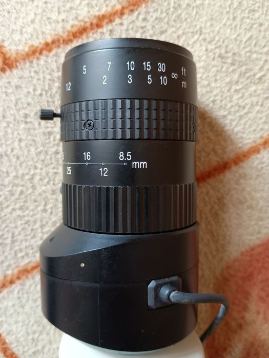 Об’єктив Spacecom HZ8585DC 8.5–85mm f1.6 C-mount (10x zoom, auto iris)