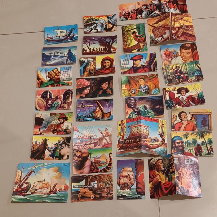 Piratas cromos antigos