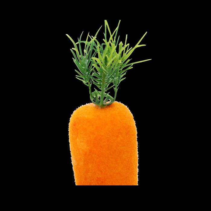 Flokowane marchewki 3 szt. ozdoby wiosenne wielkanocne
