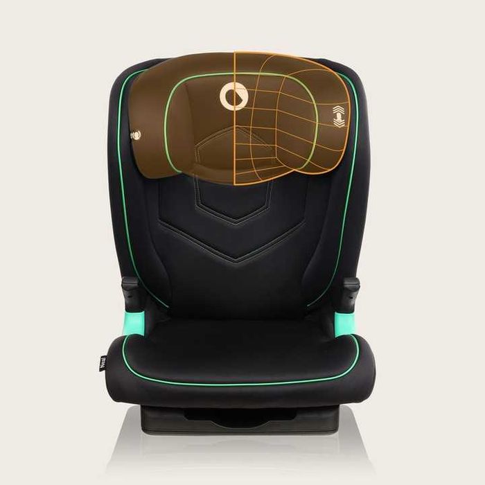 Lionelo Neal Fotelik Samochodowy iSize 100-150c 15-36 ODCHYLANY ISOFIX