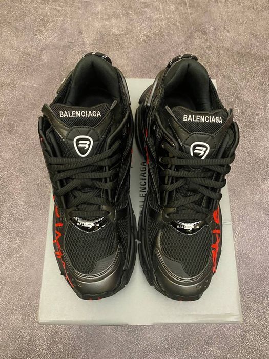 НАЙКРАЩА ЯКІСТЬ‼️ Balenciaga Runner Graffiti Black (Чорні),баленсіага,