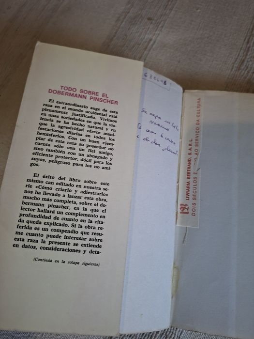 Todo sobre ele Dobermann Pinscher livro espanhol