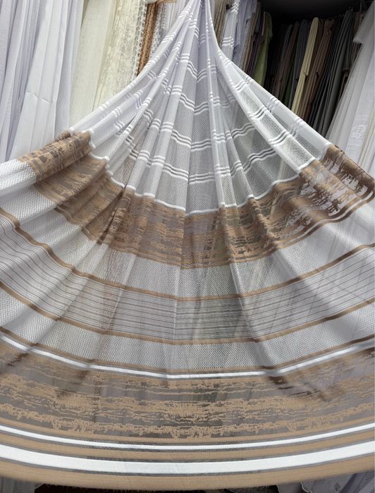 Тюль тюлі жакард висота 2.5м 2.9м 1.6м 1.8м жакарди