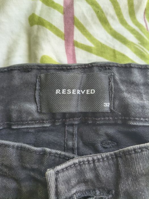 Spodnie męskie czarne Reserved, rozmiar 32