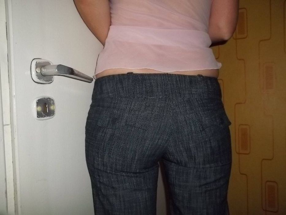 NOWE spodnie z materiału - do pracy i na co dzień eleganckie klasyczne