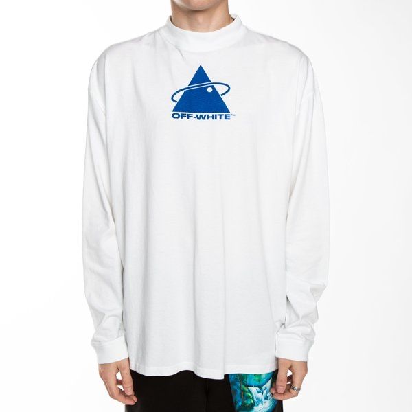 Оригінальний  оверсайз лонгслів  Off-White Triangle Planet