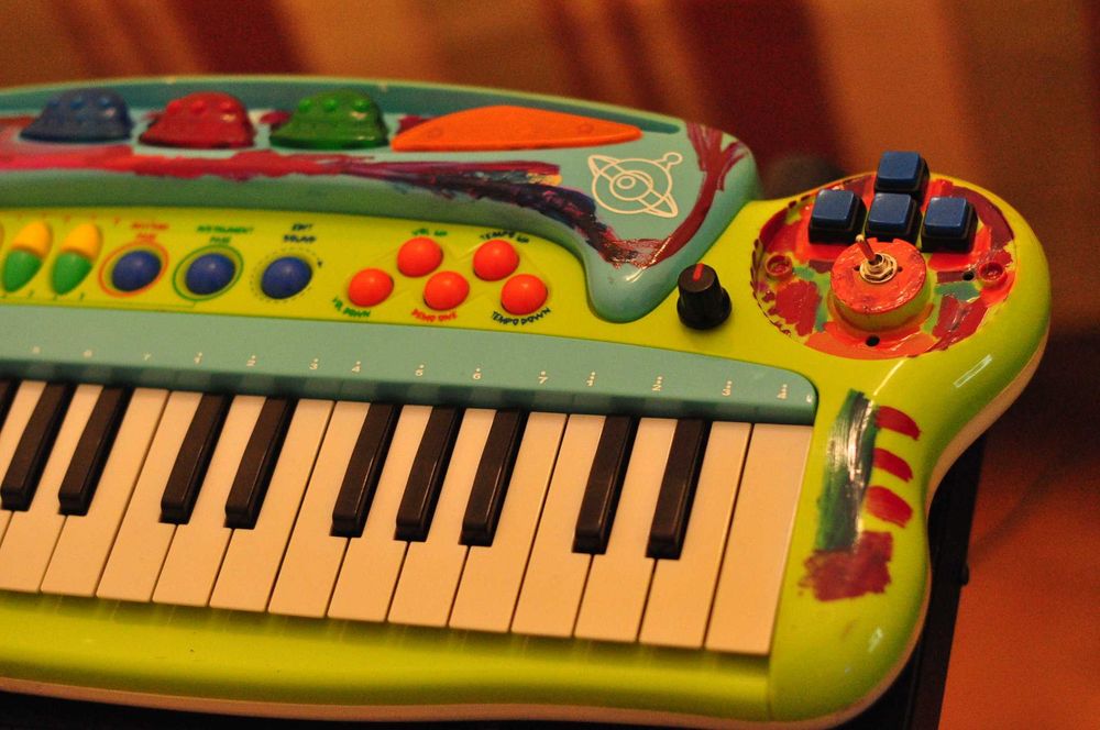 teclado órgão modificado circuit bend