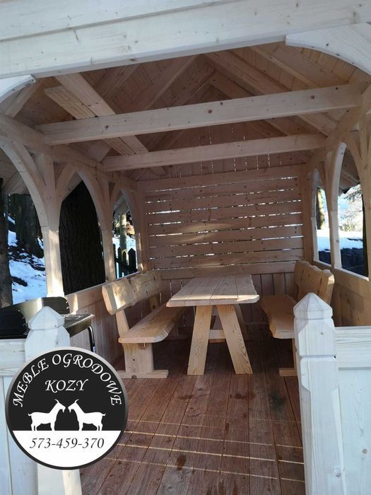 CENY DO KOŃCA LUTEGO! Meble ogrodowe drewniane góralskie Lite drewno