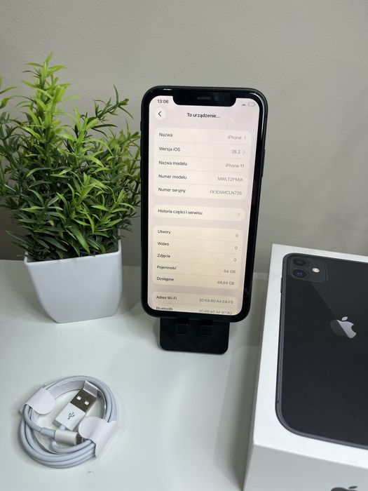 iPhone 11 | 86% kondycja | Zestaw