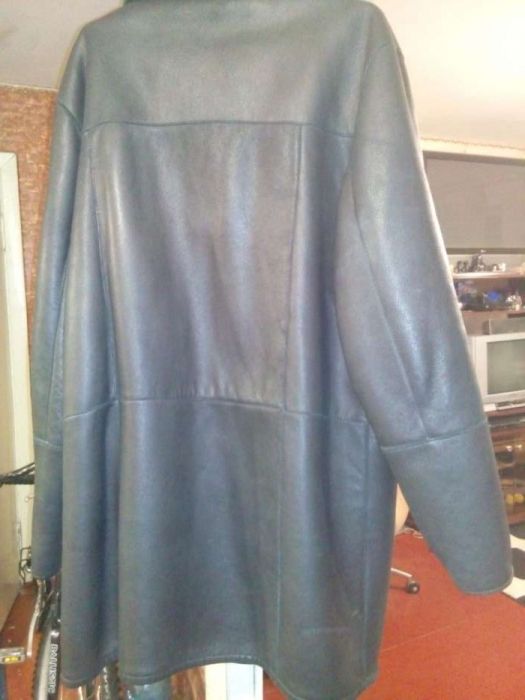 Настоящая Итальянская мужская дубленка