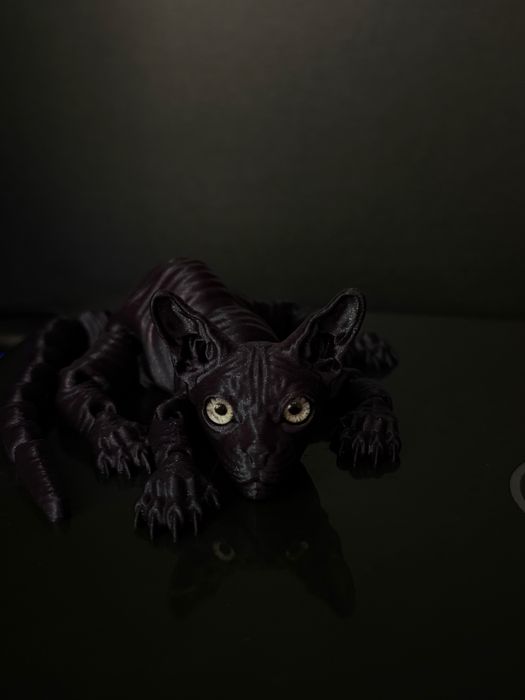 3D фігурки кота. Рухома іграшка антистрес «Сфінкс»