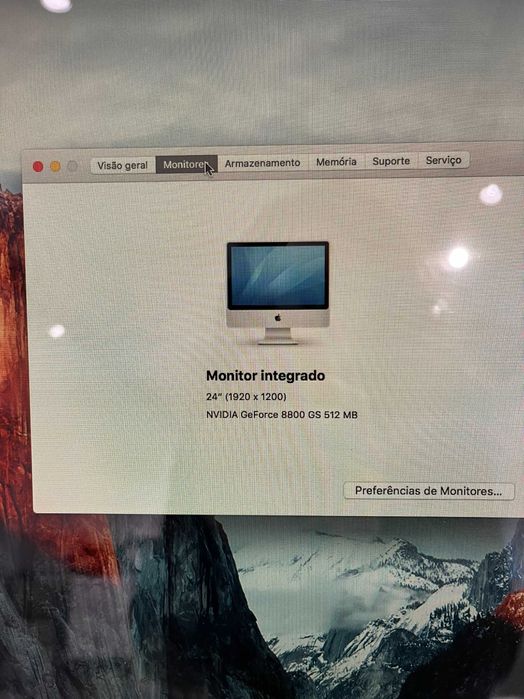 Computador Imac 24" Core2Duo, 4Gb 1Tb