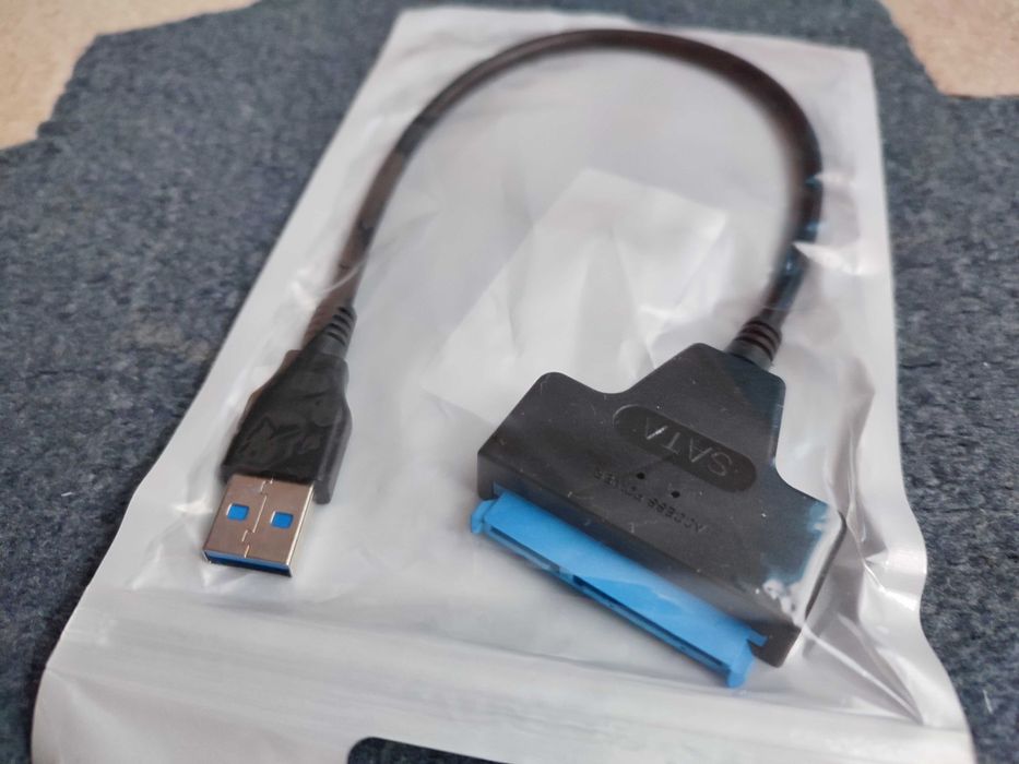 Adapter do dysków SSD, HDD 2,5'': SATA III - USB 3.0. Nowy.