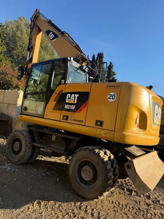 Caterpillar M316F KOPARKA KOŁOWA  | z DE | 1 operator | Łyżka | Szybkozłącze |