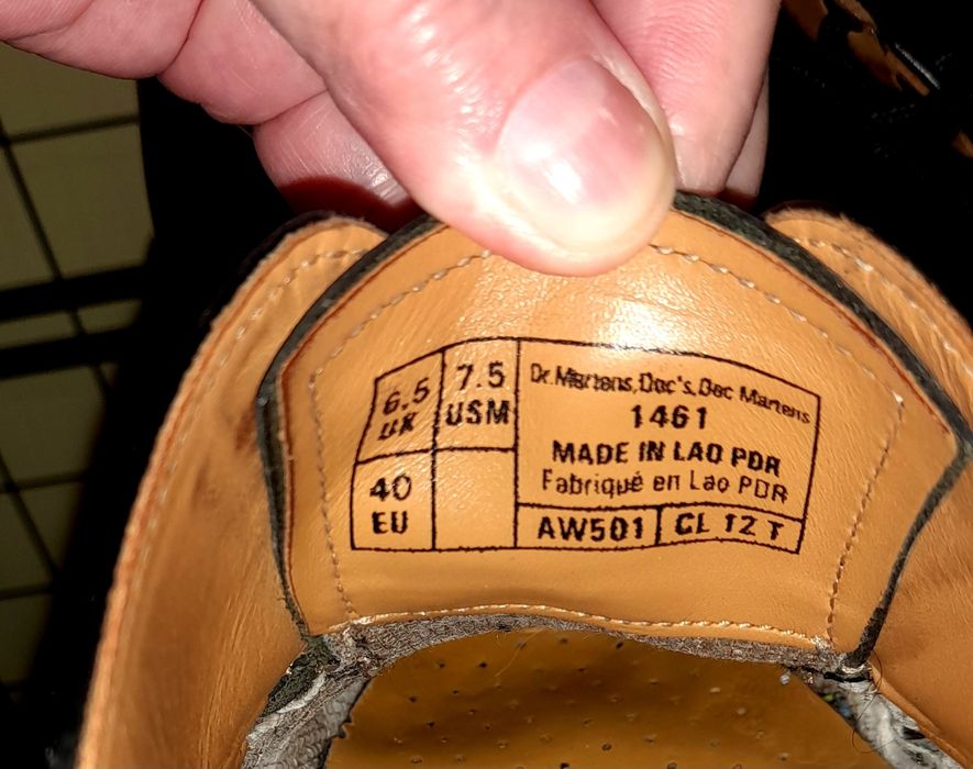 Туфли Dr. Martens 1461 Black