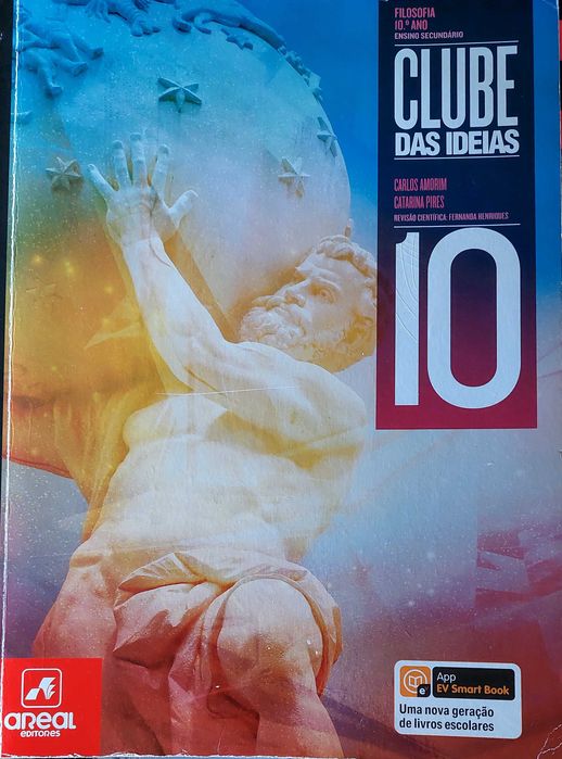 Manual de Filosofia do 10º e cadernos de atividades Clube das Ideias
