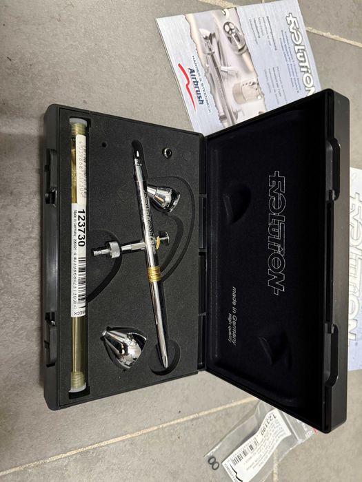 Airbrush Harder & Steenbeck Evolution CR Plus como nova
