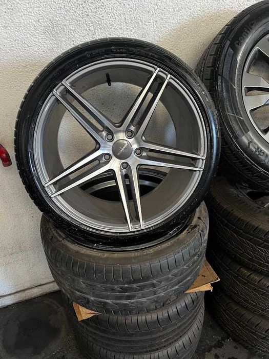JANTES VEEMAN 19 5X112 COM PNEUS NOVOS