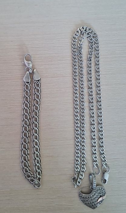 Цепочка и браслет.