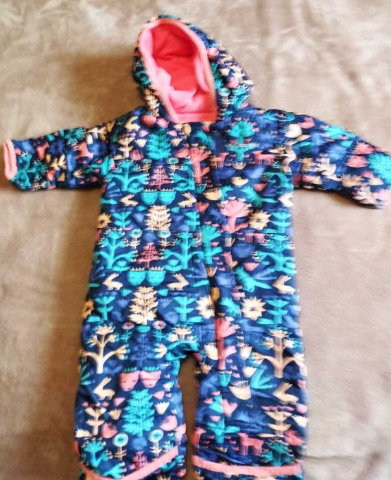 Комбінезон зимовий Columbia, натуральний пух. На 6 - 12  місяців