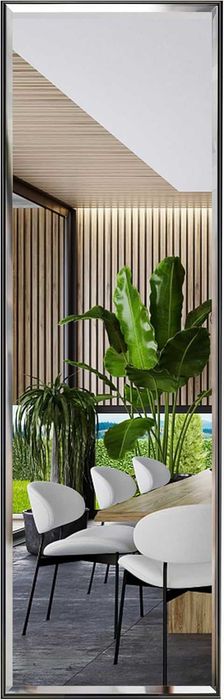 Duże lustro ścienne, 122 x 35,5 cm, Petaflop, Antyrospryskowe