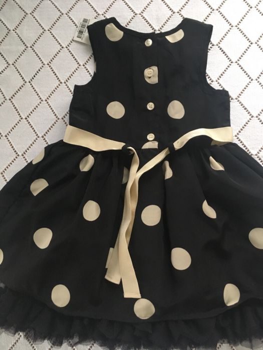 Nowa, Elegancka sukienka NEXT 9-12/ 80 cm, świąteczna, święta, roczek
