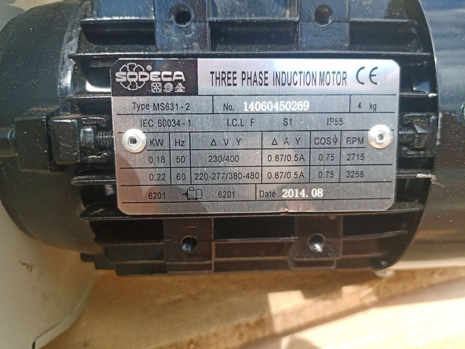 НОВИЙ Вентилятор відцентровий sodeca равлик