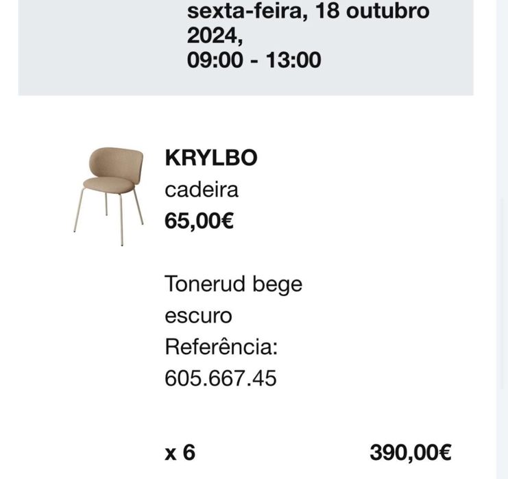 Cadeiras Ikea Krylbo