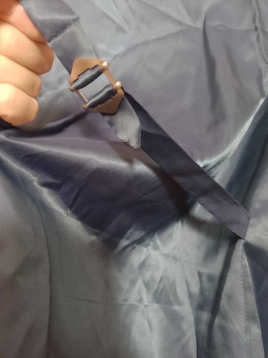 (M/L) Ted Baker/ Granatowa kamizelka garniturowa z patką z Londynu