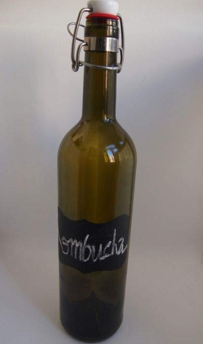 2 Garrafas de vinho recicladas para Kombucha, Craft Beer, 75cl