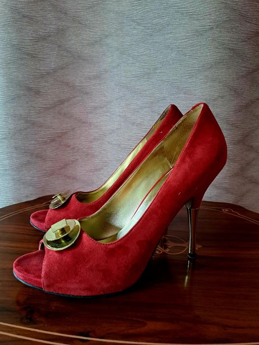 Szpilki Nine West czerwone 41
