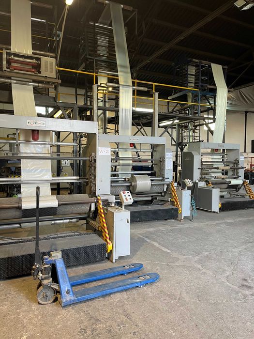 wytłaczarka do folii trójwarstwowej