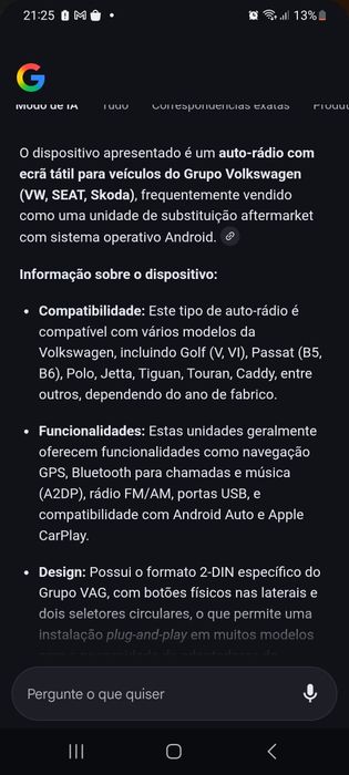Novo Auto rádio android player para VW. SEAT  SKODA