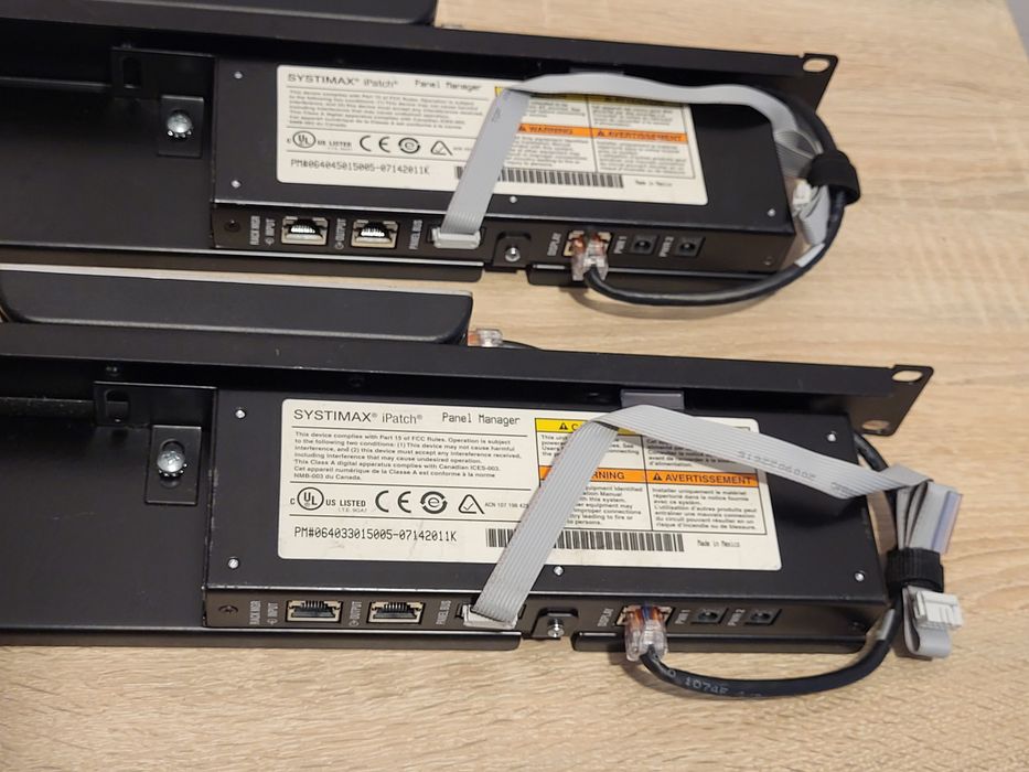 SYSTIMAX iPatch Panel Network Manager serwer serwerownia rack szafa stary komputer złom odzysk cisco aim aio ibm intel LCD Trace Jobs