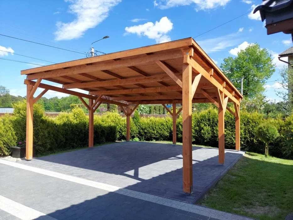 WIATA JEDNOSPADOWA 5.9x6.2m Producent! (każdy wymiar)  Drewno KVH