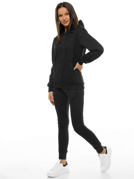 Dres damski z kapturem czarny S-XXL