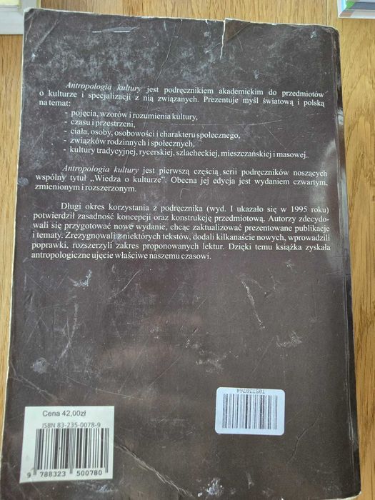 Antropologia kultury, zagadnienia i wybór tekstów