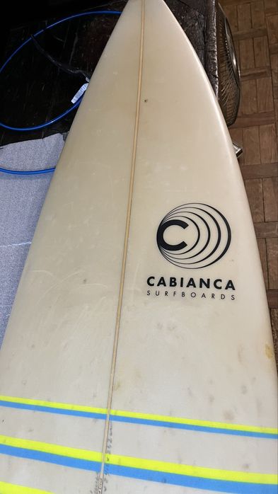 Prancha de Surf Cabianca 5'11" Assinada (Ex-Pro Campeã Jacqueline Silva)