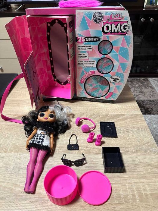 Кукла (Лялька) ЛОЛ ОМГ Зимнее диско Леди Глем LOL Surprise