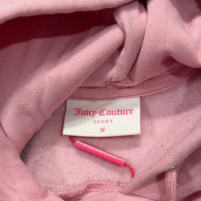 Bluza Juicy Couture Sport Hoodie Kryształki Coquette Swag Cropped