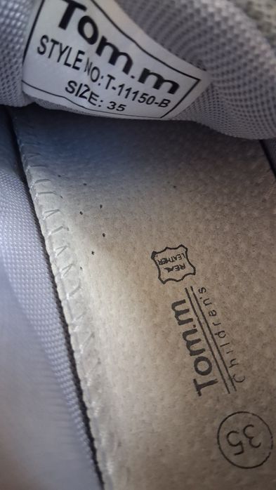 Sneakersy dziewczęce r.35 21,5 cm