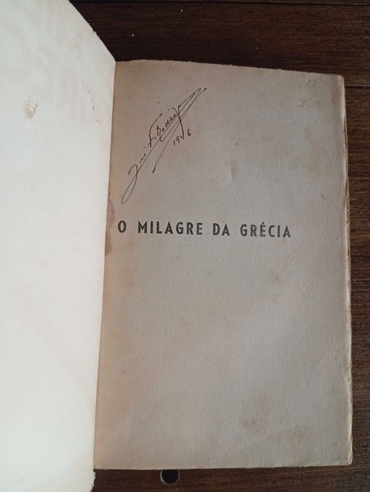 livro "O Milagre da Grécia"