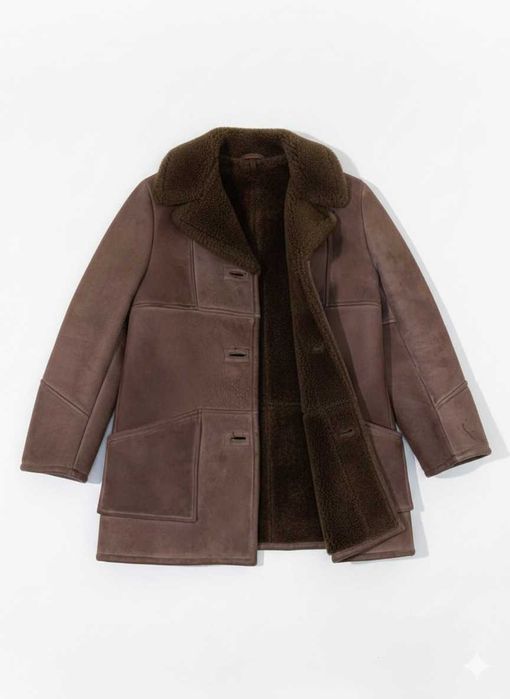 Дублянка, натуральне хутро, жіноча, овчина, вінтаж, шуба, streetwear