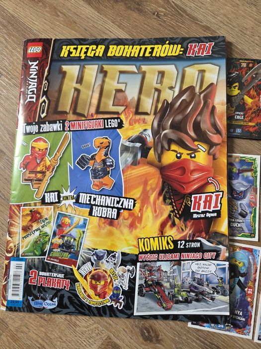Zestaw kart i komiksu Lego Ninjago