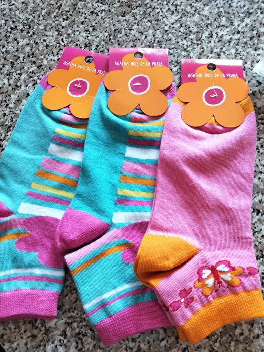3 pares Meias  ALPrada