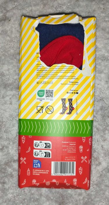 Skarpety męskie kebab 40-45 SOXO